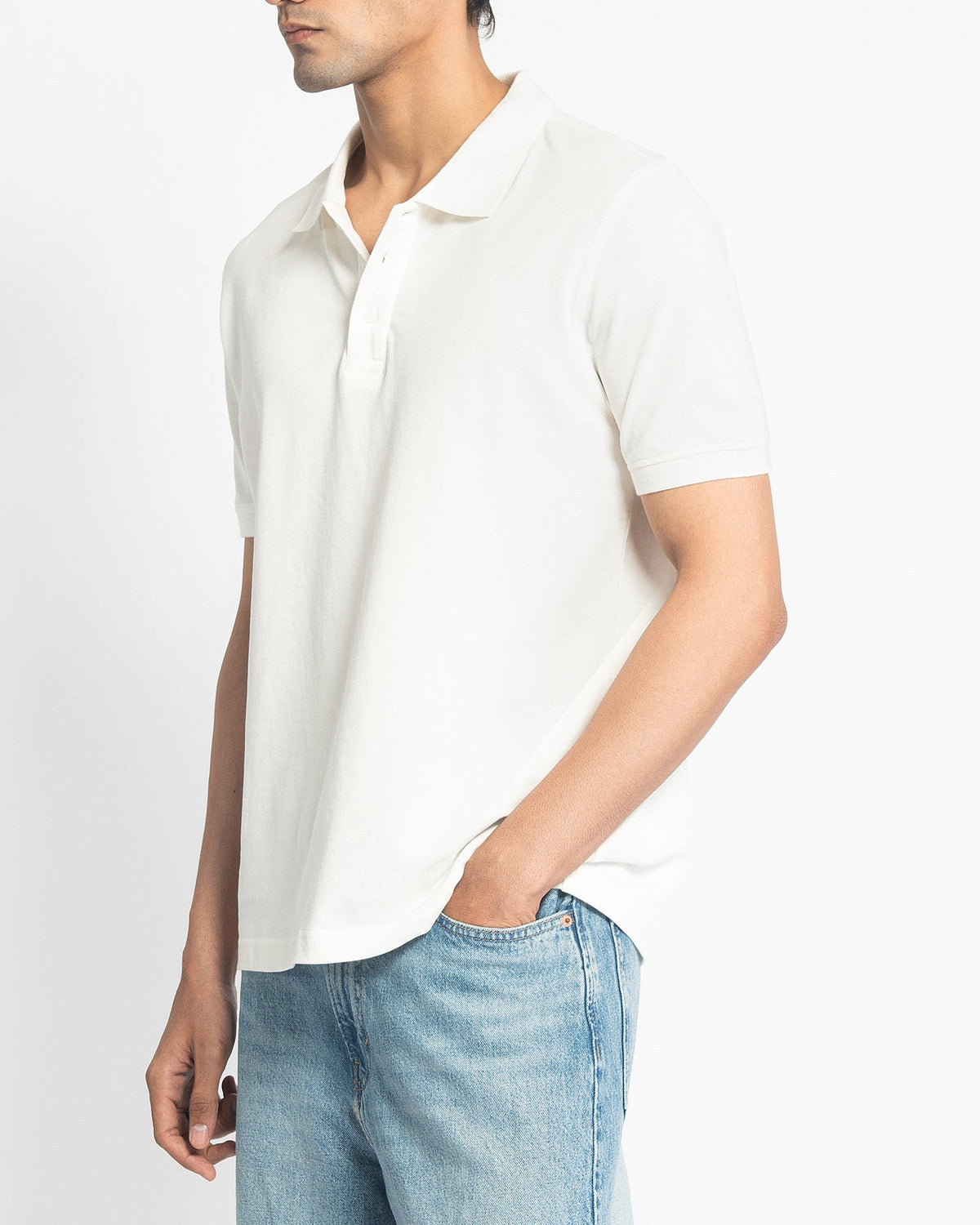 CMFRT POLO - CHALK - FRMWRK
