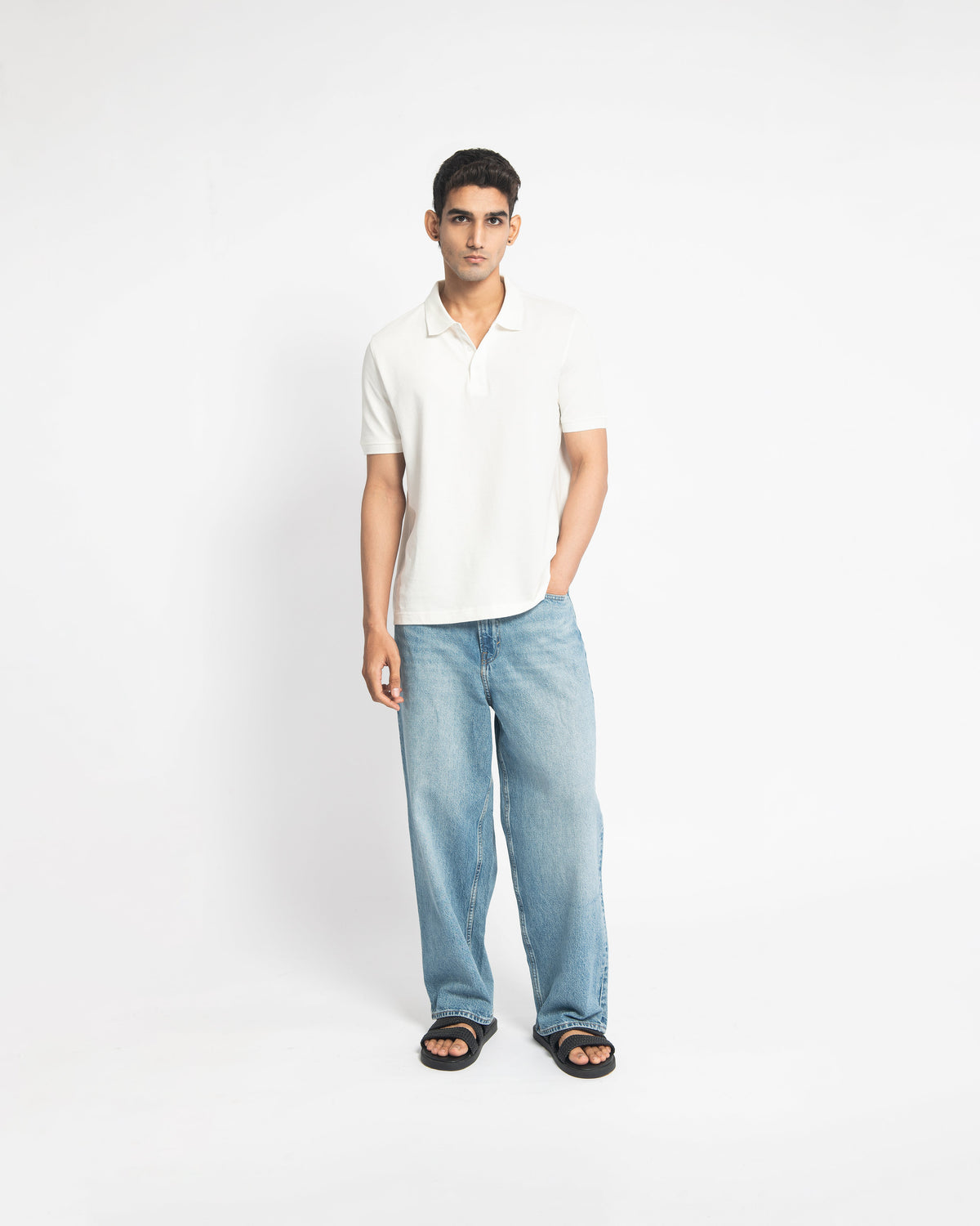 CMFRT POLO - CHALK - FRMWRK
