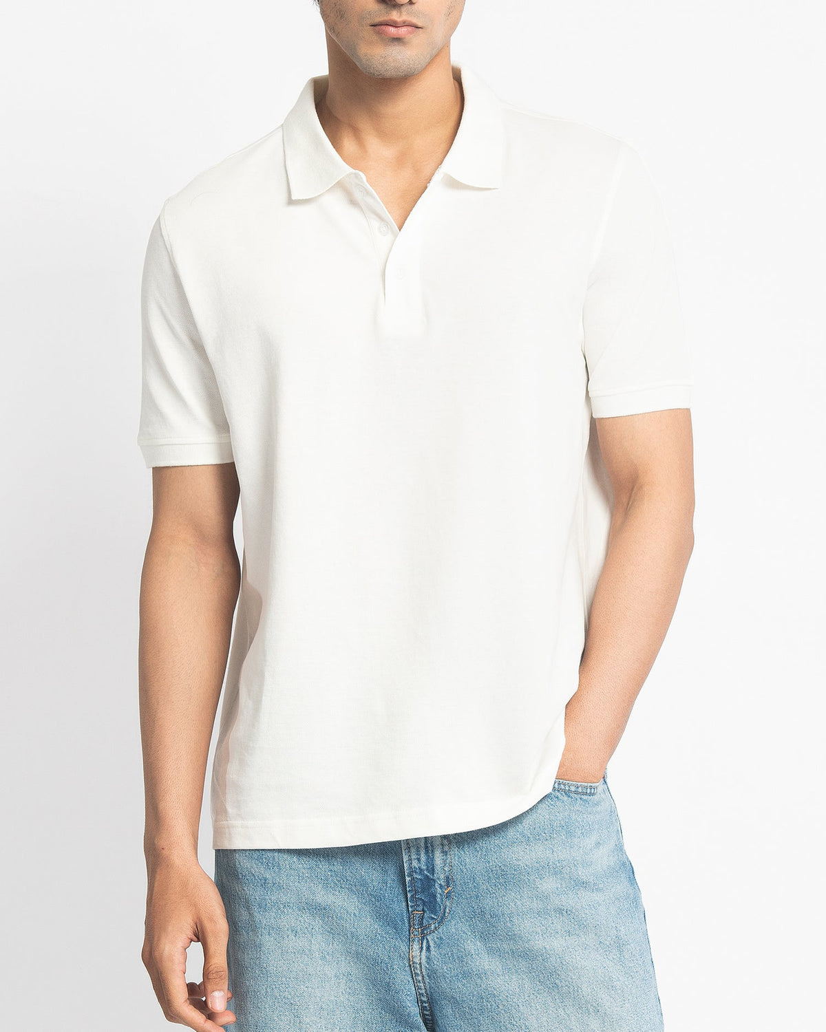 CMFRT POLO - CHALK - FRMWRK