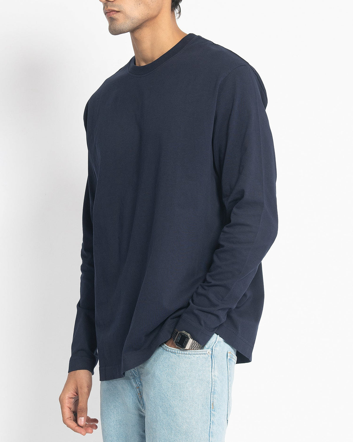 CMFRT TEE LONG SLEEVES - INK - FRMWRK