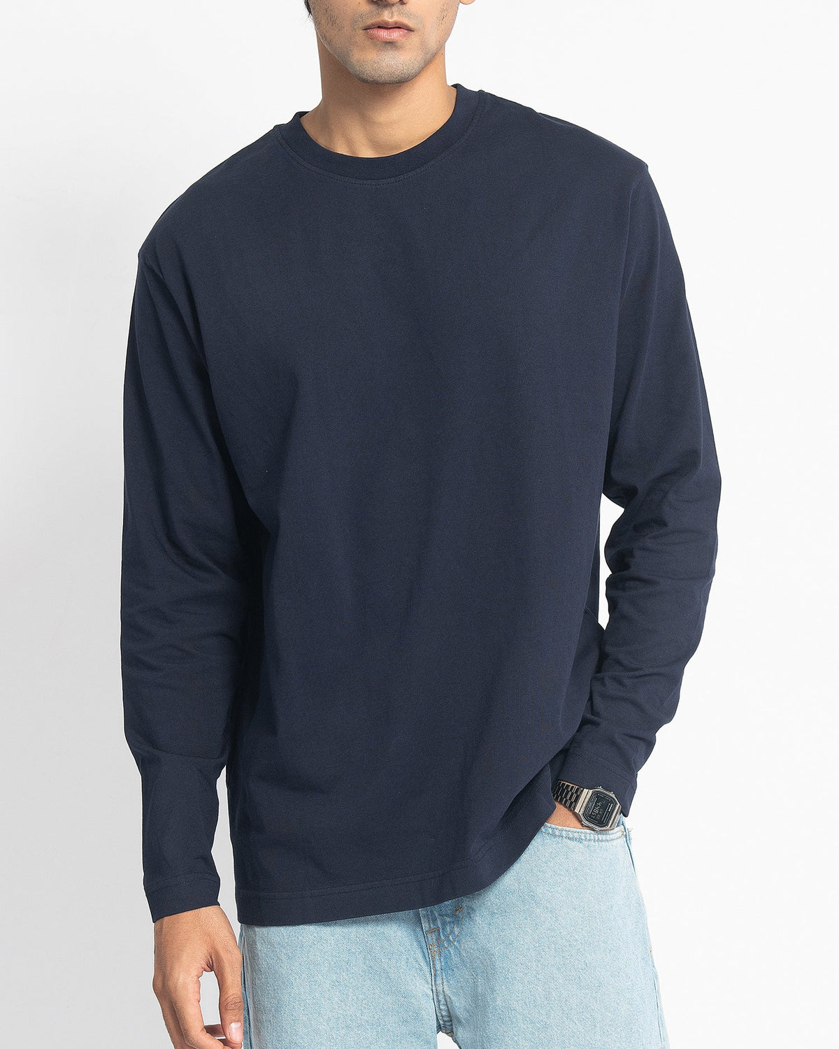 CMFRT TEE LONG SLEEVES - INK - FRMWRK