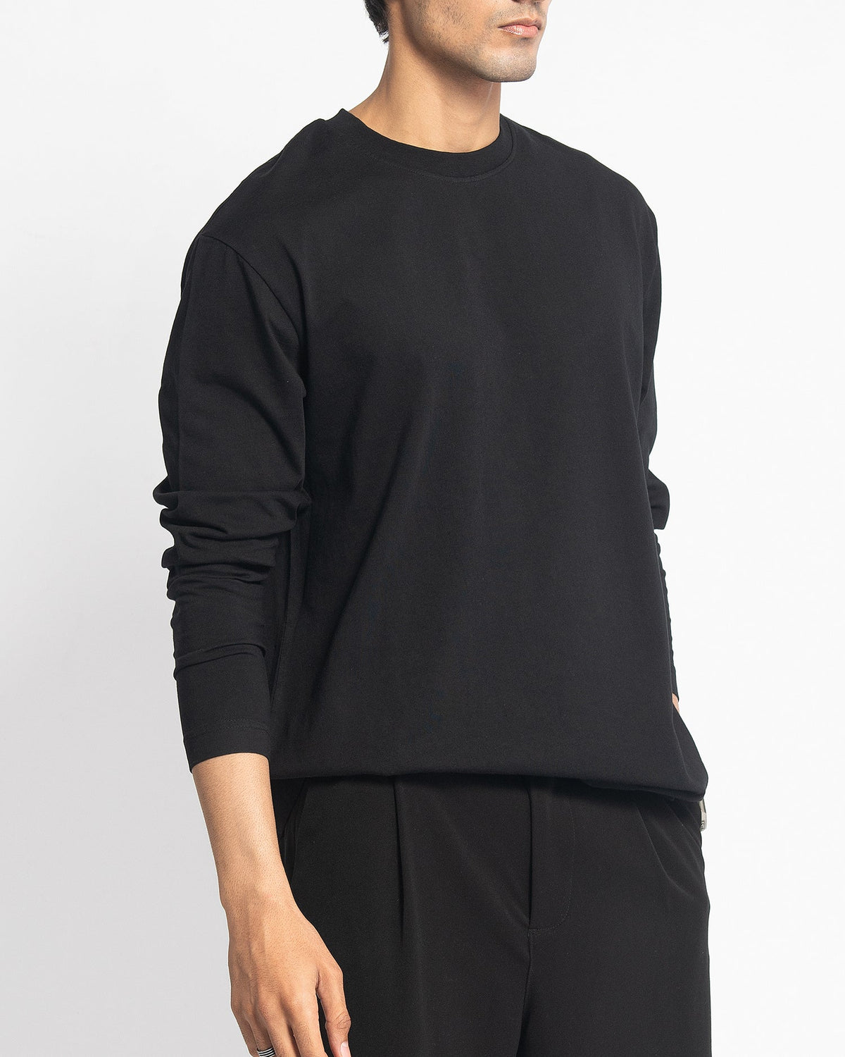 CMFRT TEE LONG SLEEVES - PEPPER - FRMWRK