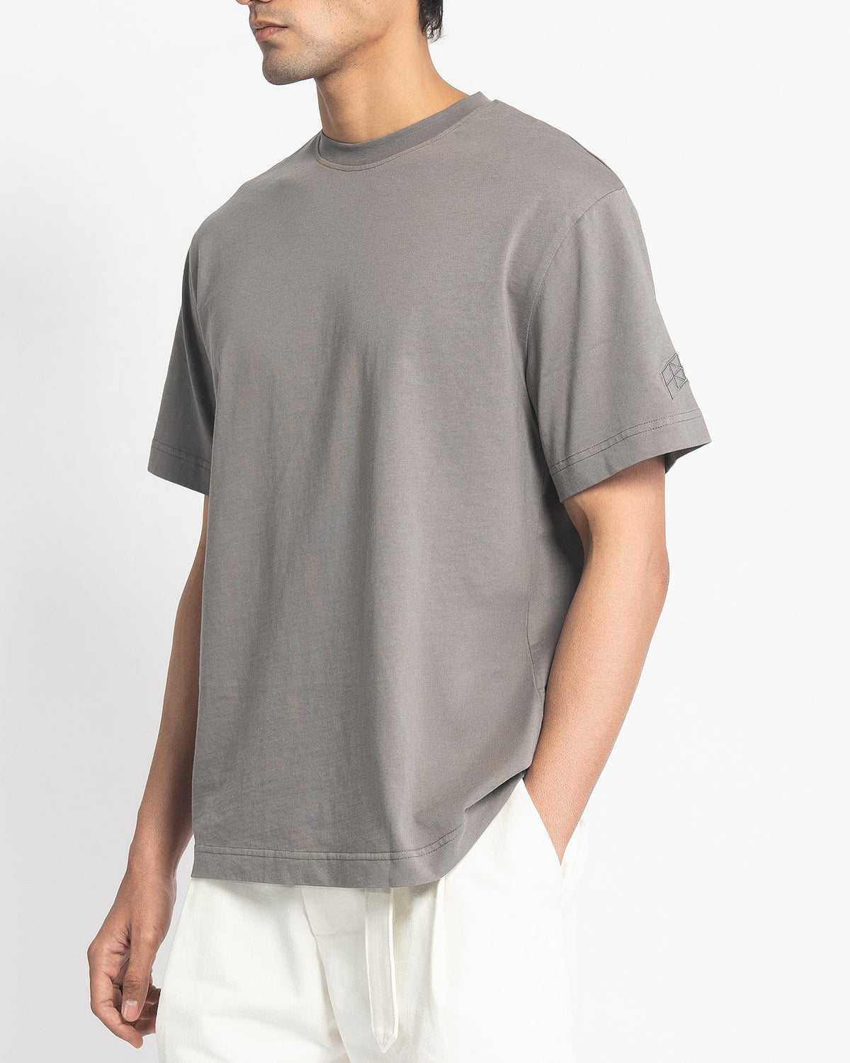 CMFRT TEE - STONE - FRMWRK