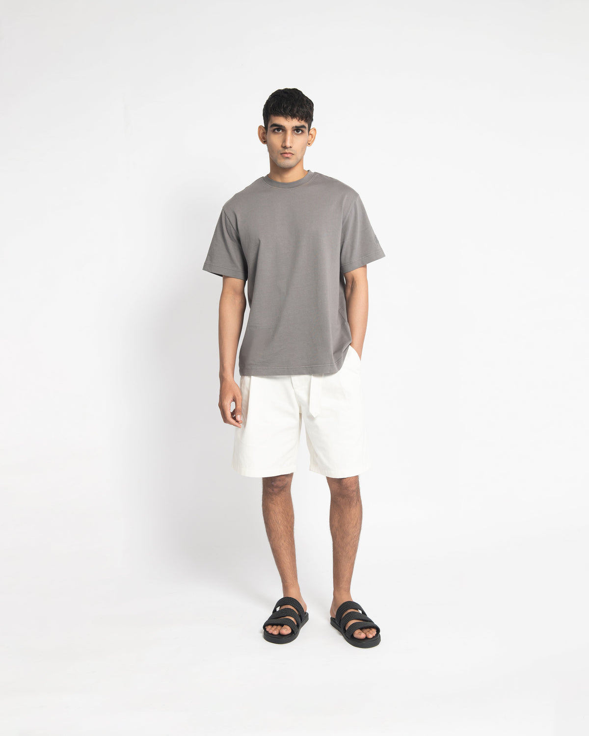 CMFRT TEE - STONE - FRMWRK