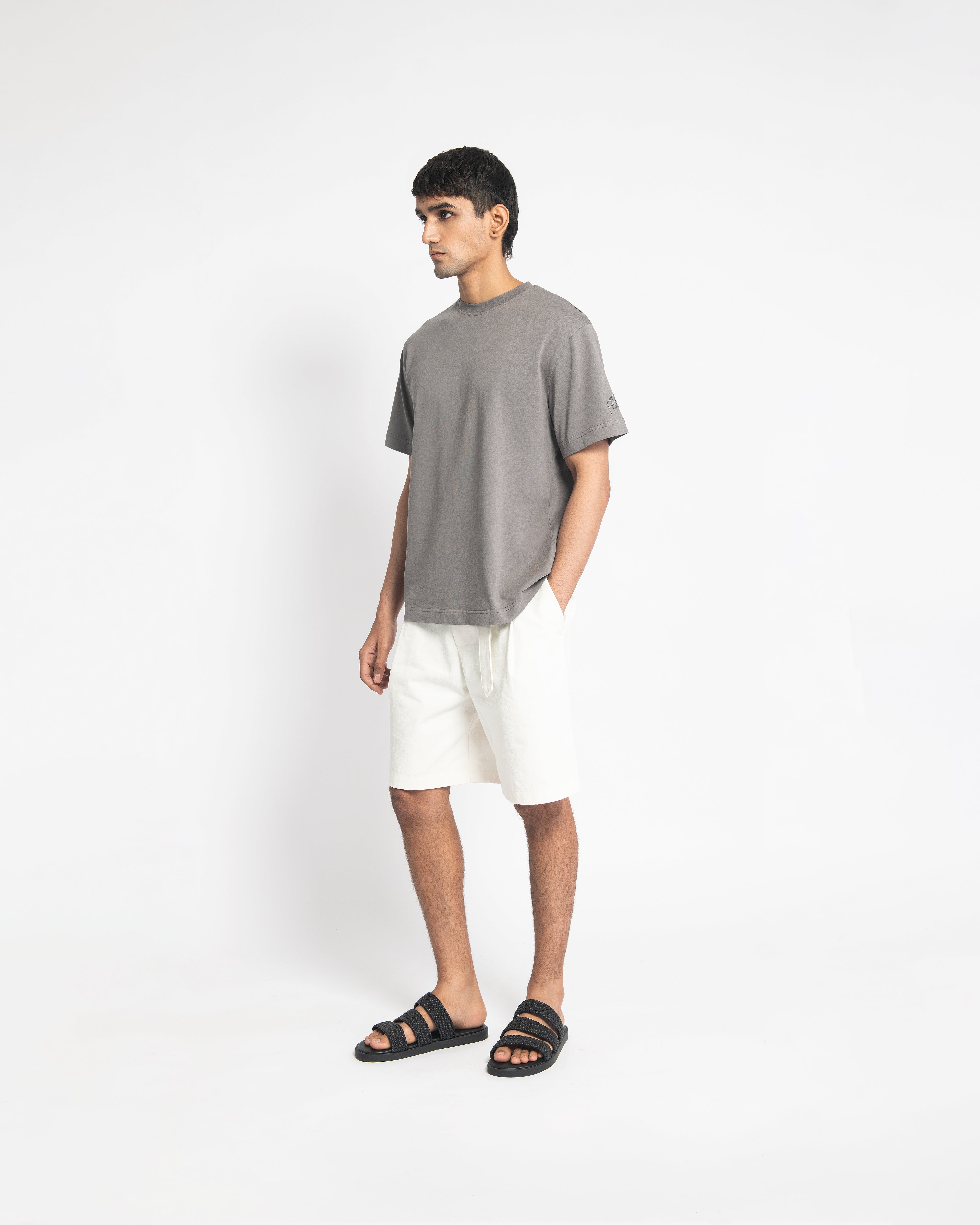 CMFRT TEE - STONE - FRMWRK