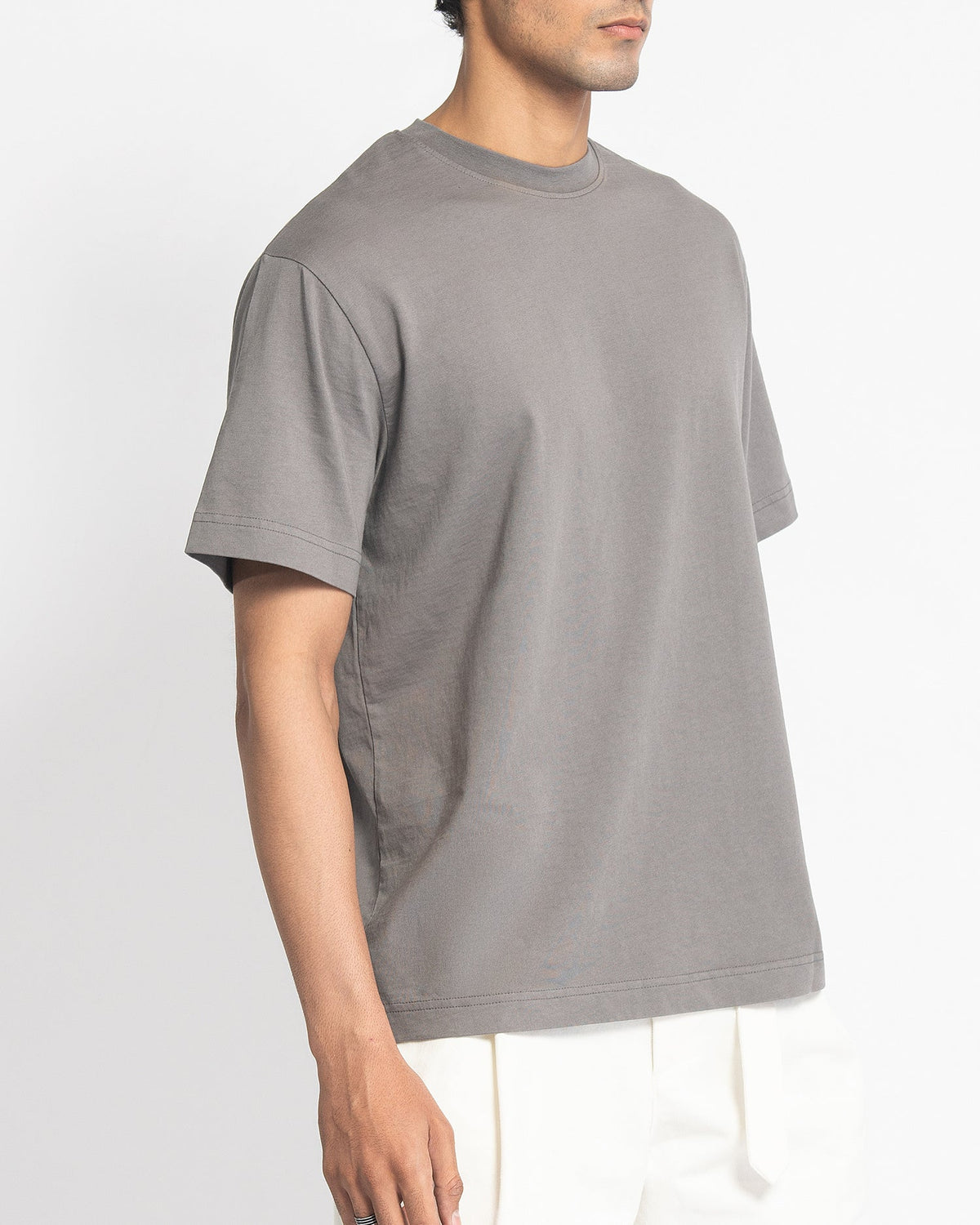 CMFRT TEE - STONE - FRMWRK